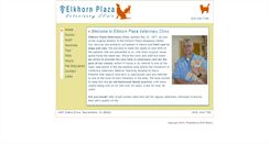 Desktop Screenshot of elkhornplazavet.com